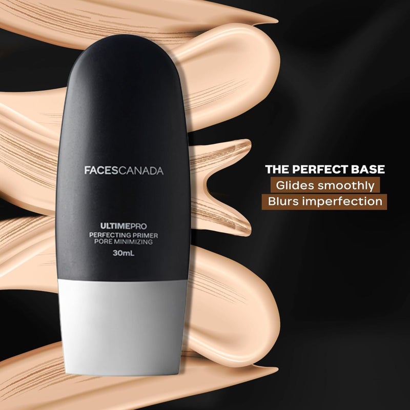 FACESCANADA Ultime Pro Perfecting Face Primer | Lightweight & Pore Minimizing | Makes Makeup Long Lasting | Oil Free Matte Primer | 1.01 Fl oz (30ml) - Image 4